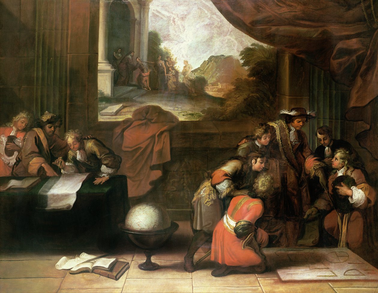 Interior of a Room with Geographers and Mathematicians, c.1680-90