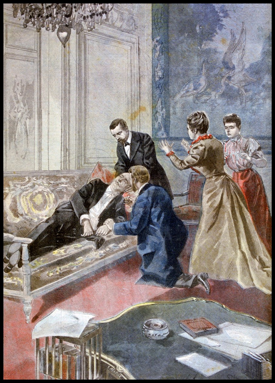 Investiture of Legion of Honour upon President Emile Francois Loubet by French School