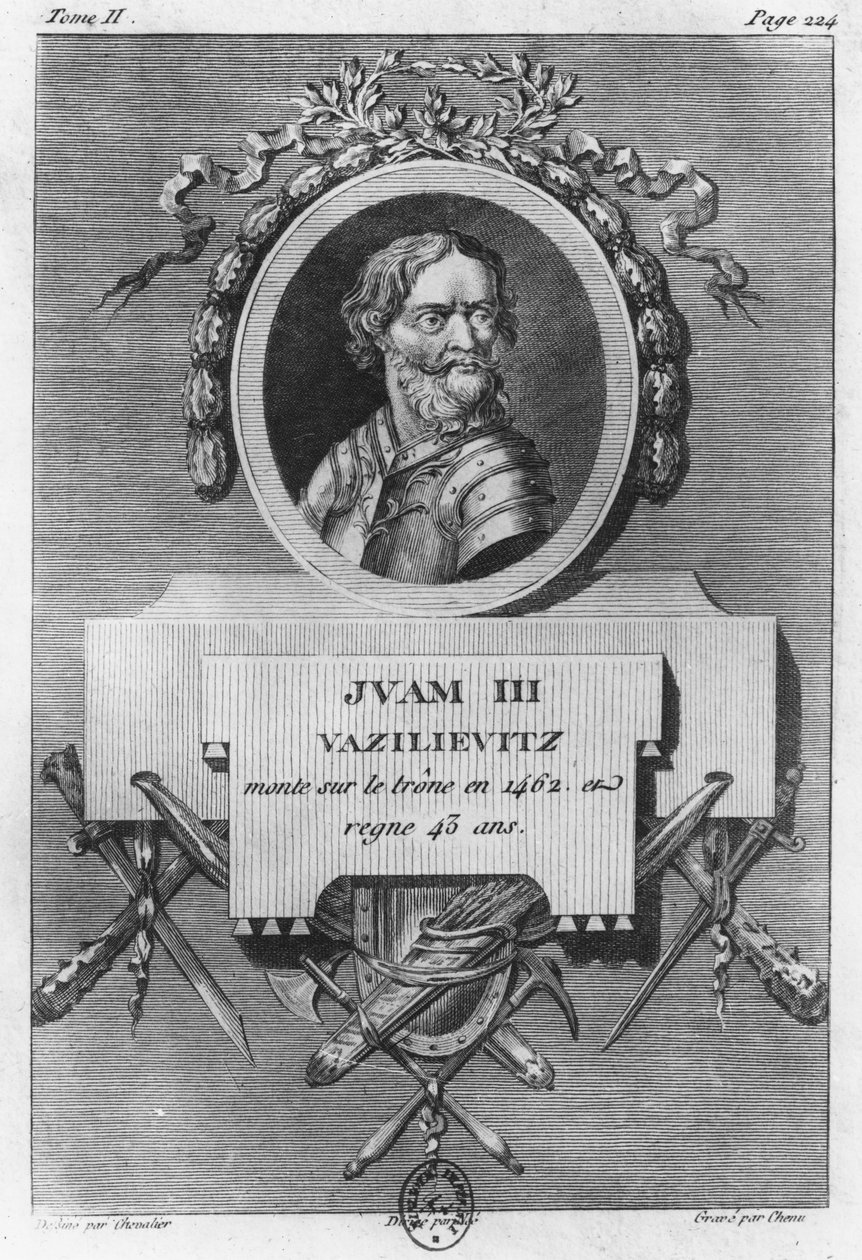 Ivan III the Great by French School