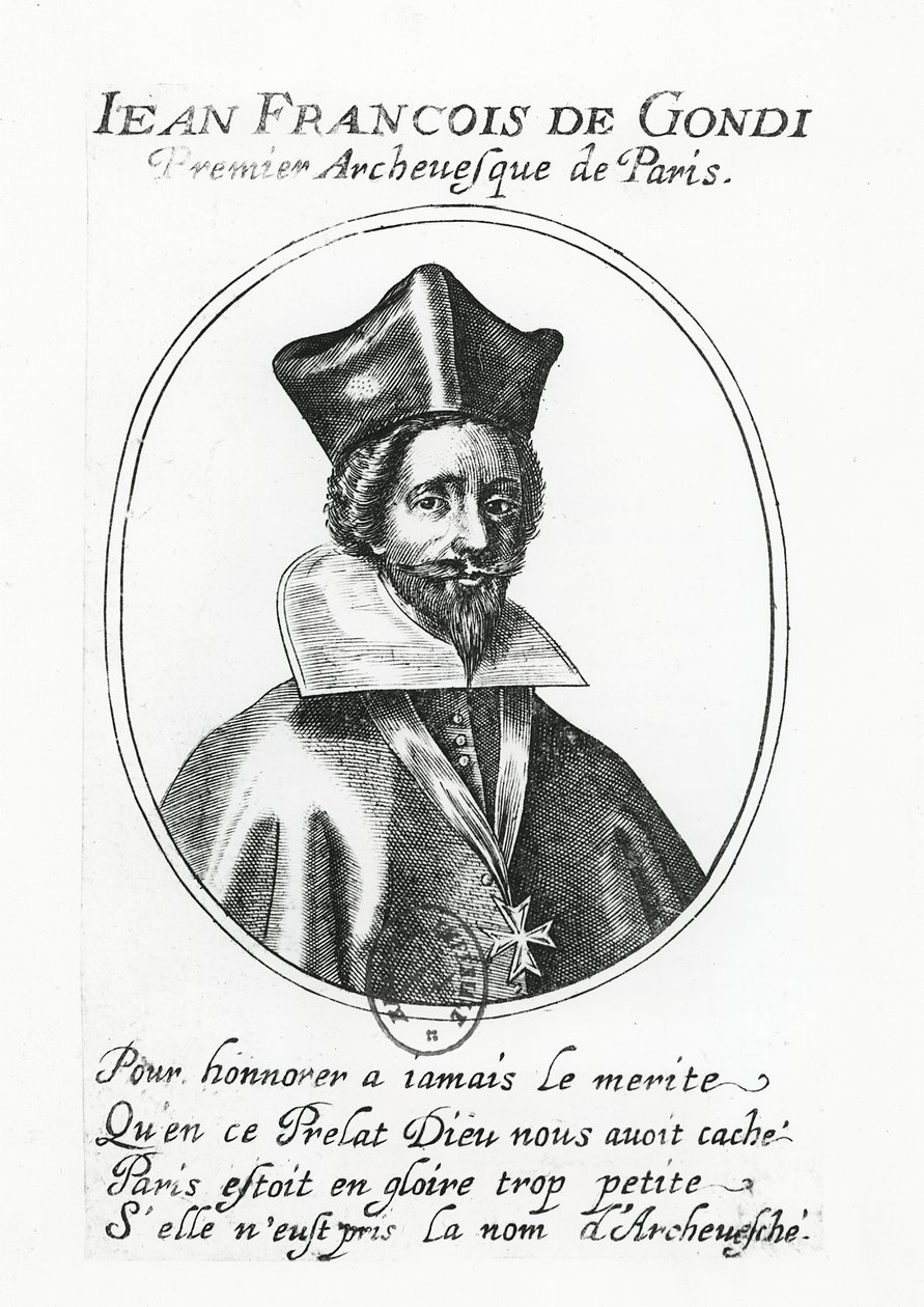Jean-François de Gondi by French School