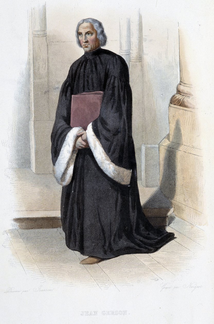 Jean de Gerson, French preacher and theologian (1363-1429) - in 