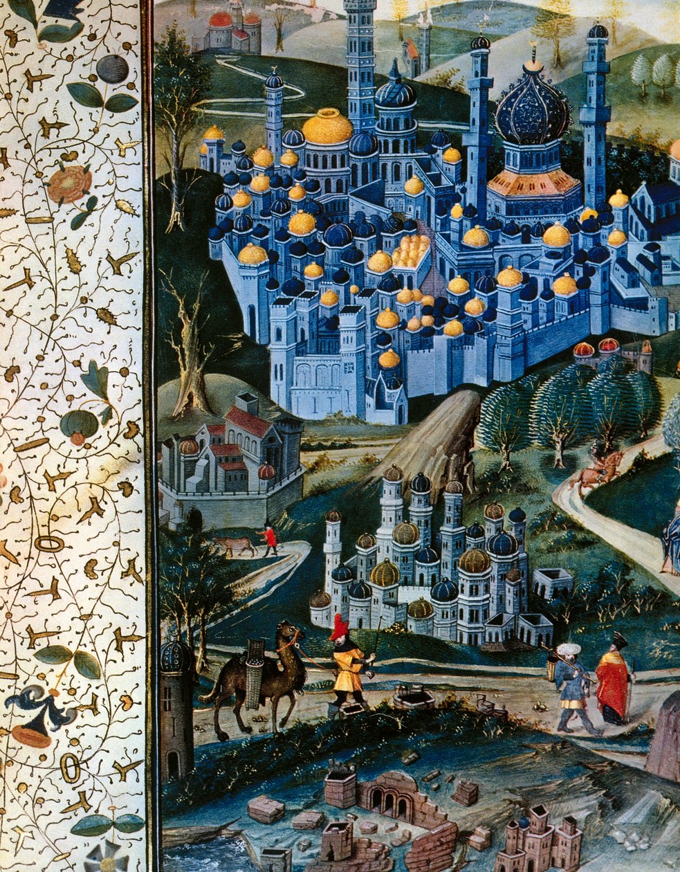 Jerusalem in the 14th Century by French School