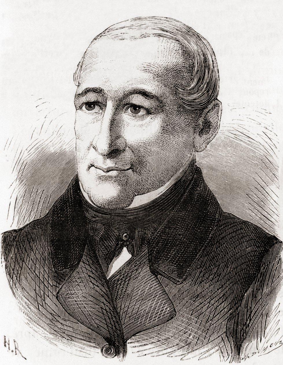 Johann Nicolaus von Dreyse, from Les Merveilles de la Science, published c.1870 (engraving) by French School