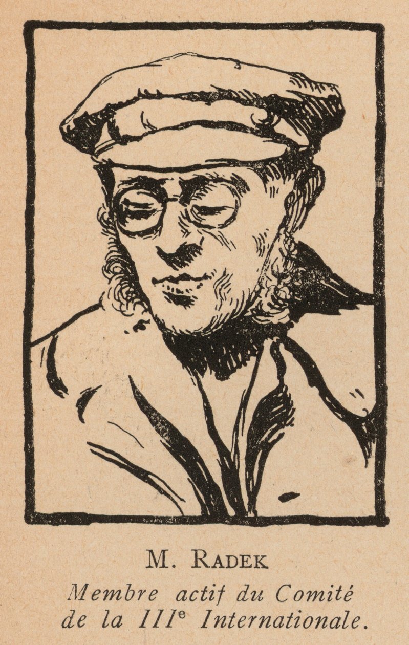 Karl Radek, Polish Marxist Revolutionary and Secretary of the Third Communist International (Comintern) by French School