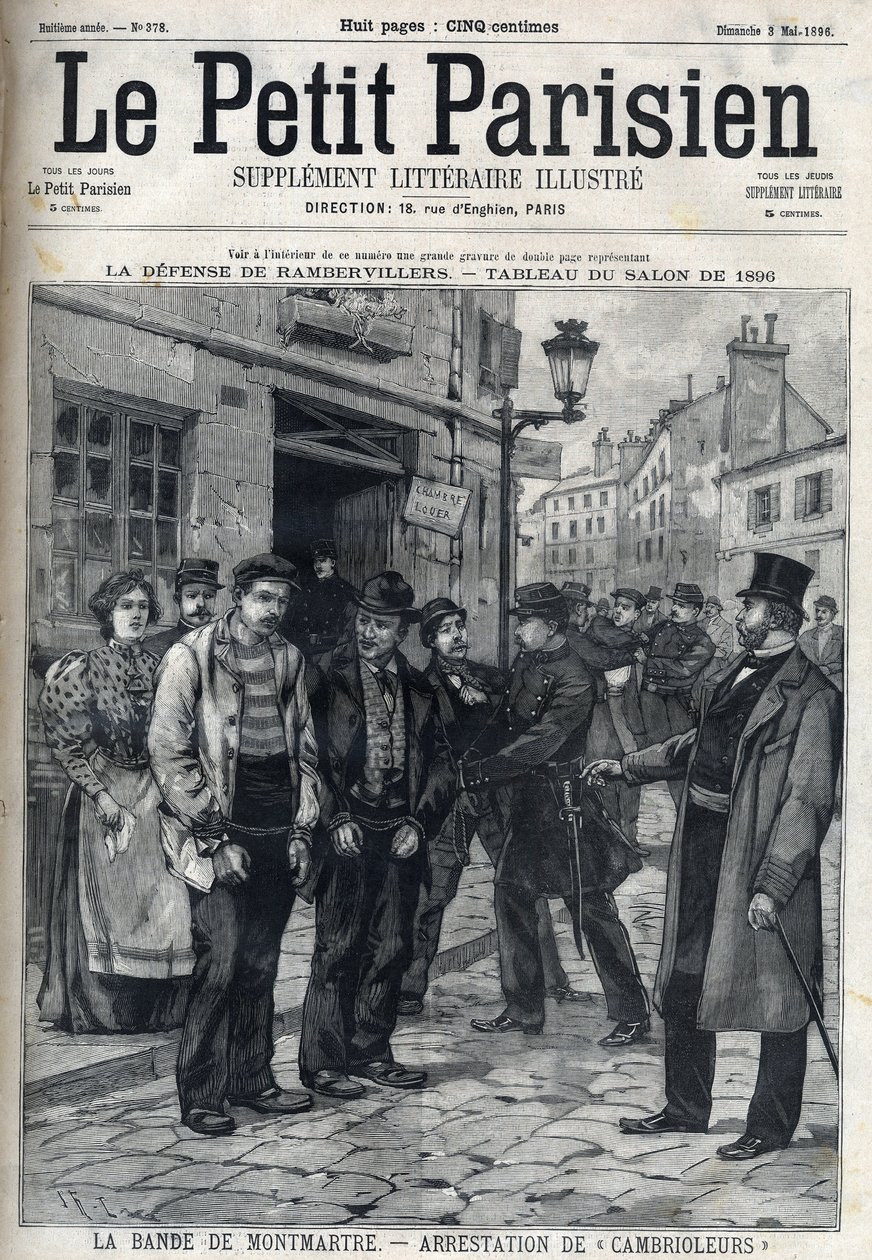 The Montmartre Gang: Police Arrested Burglars in Paris, in 