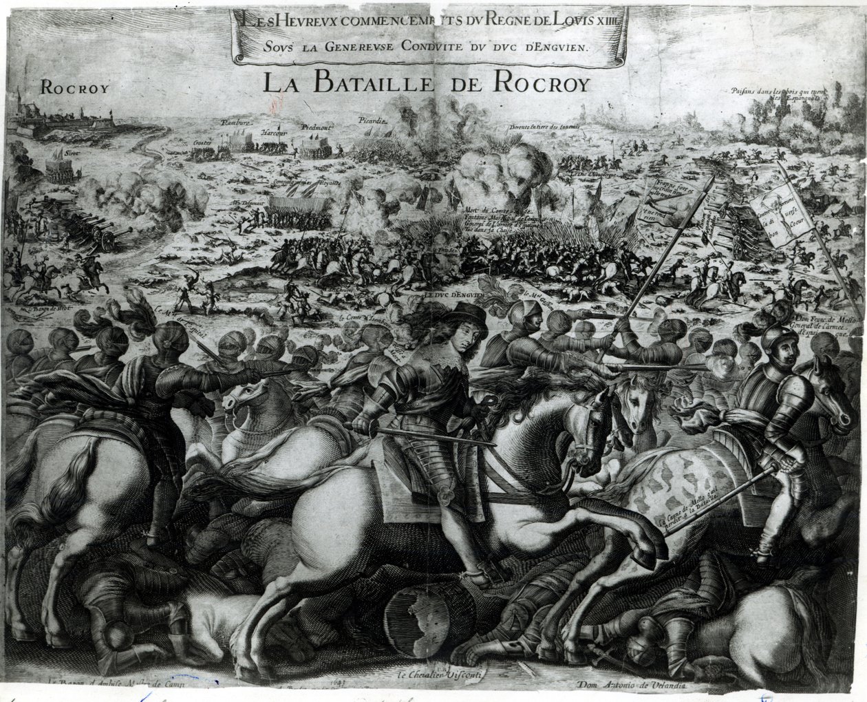The Battle of Rocroy by French School