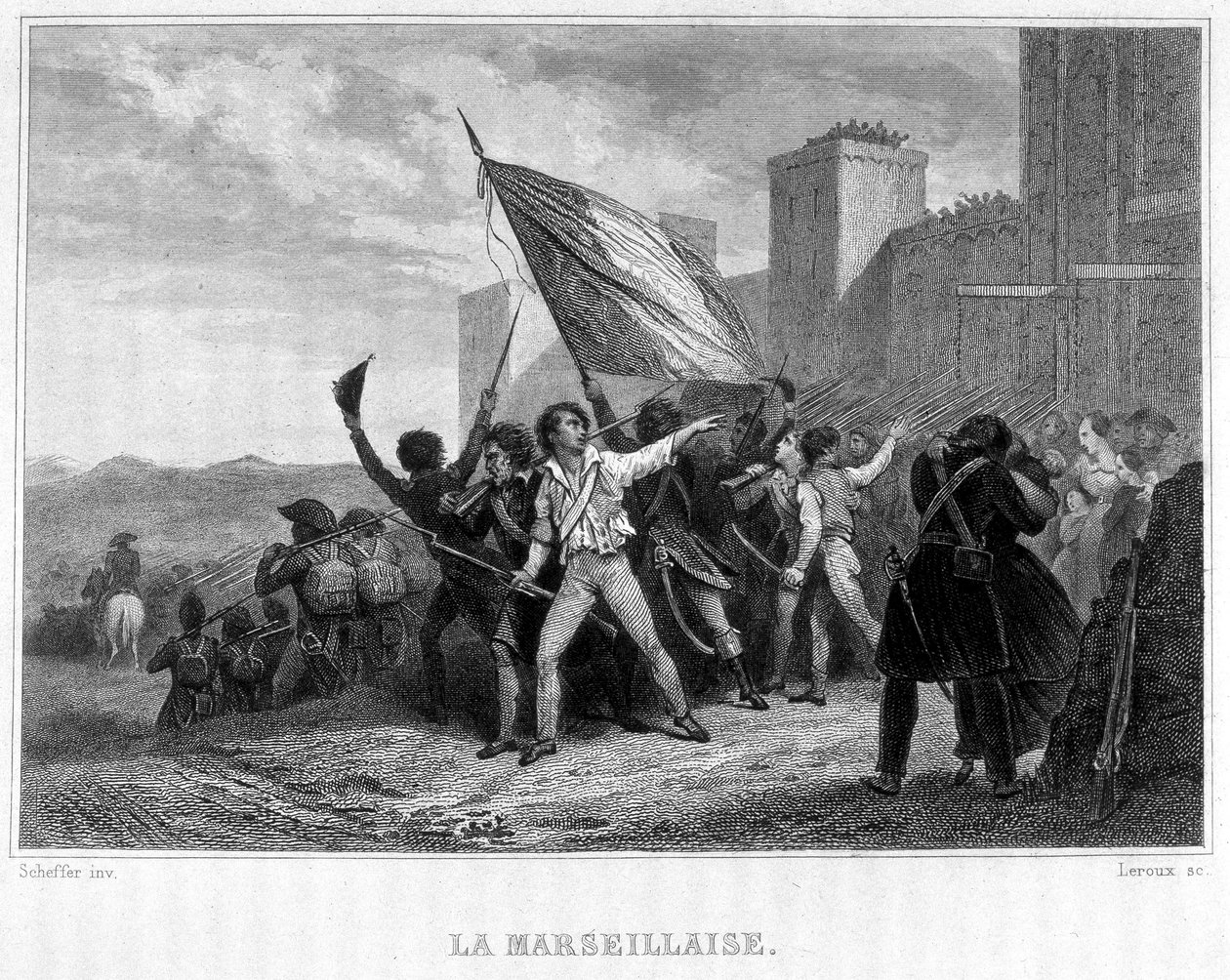 La Marseillaise (August 10) by French School
