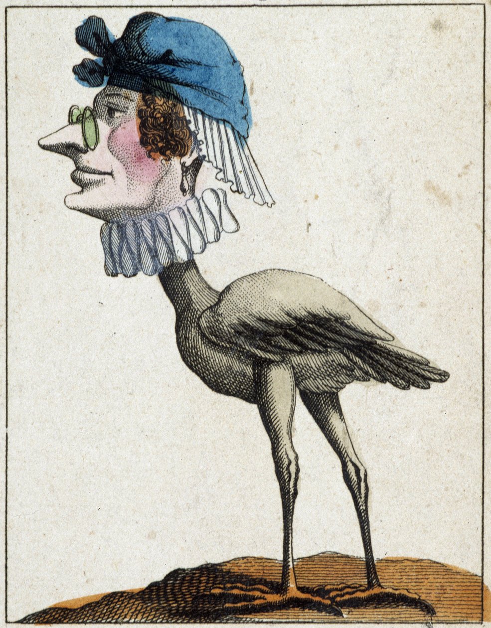 The Stork in Caricature, study of character 