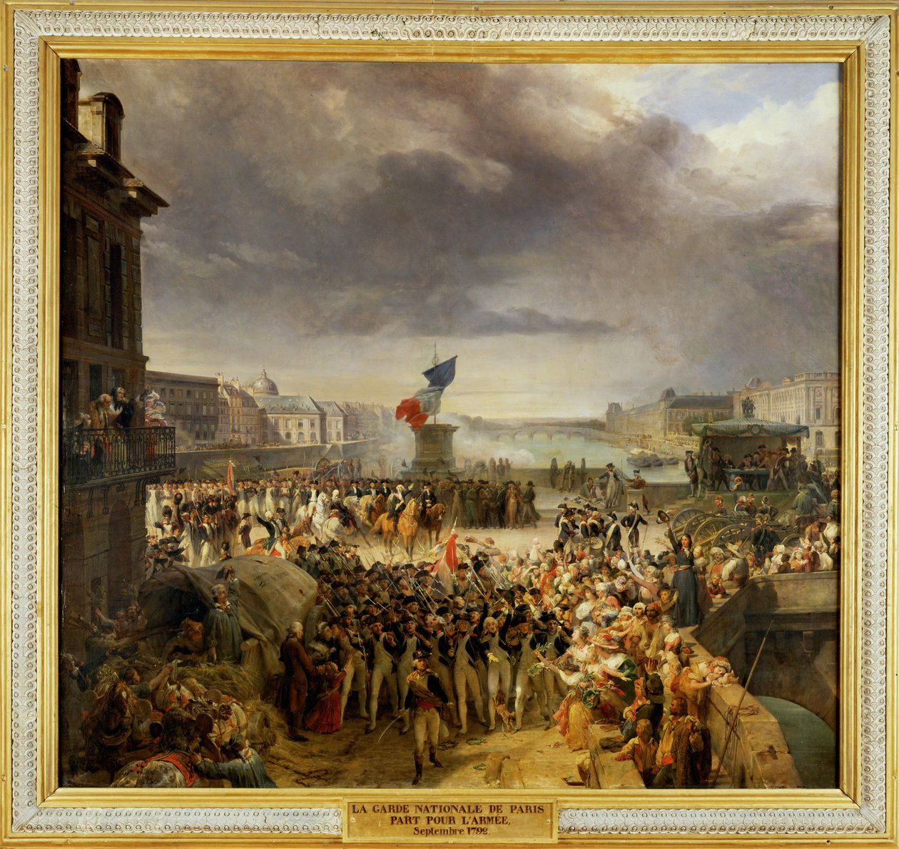 The National Guard Leaves for the Army, September by French School