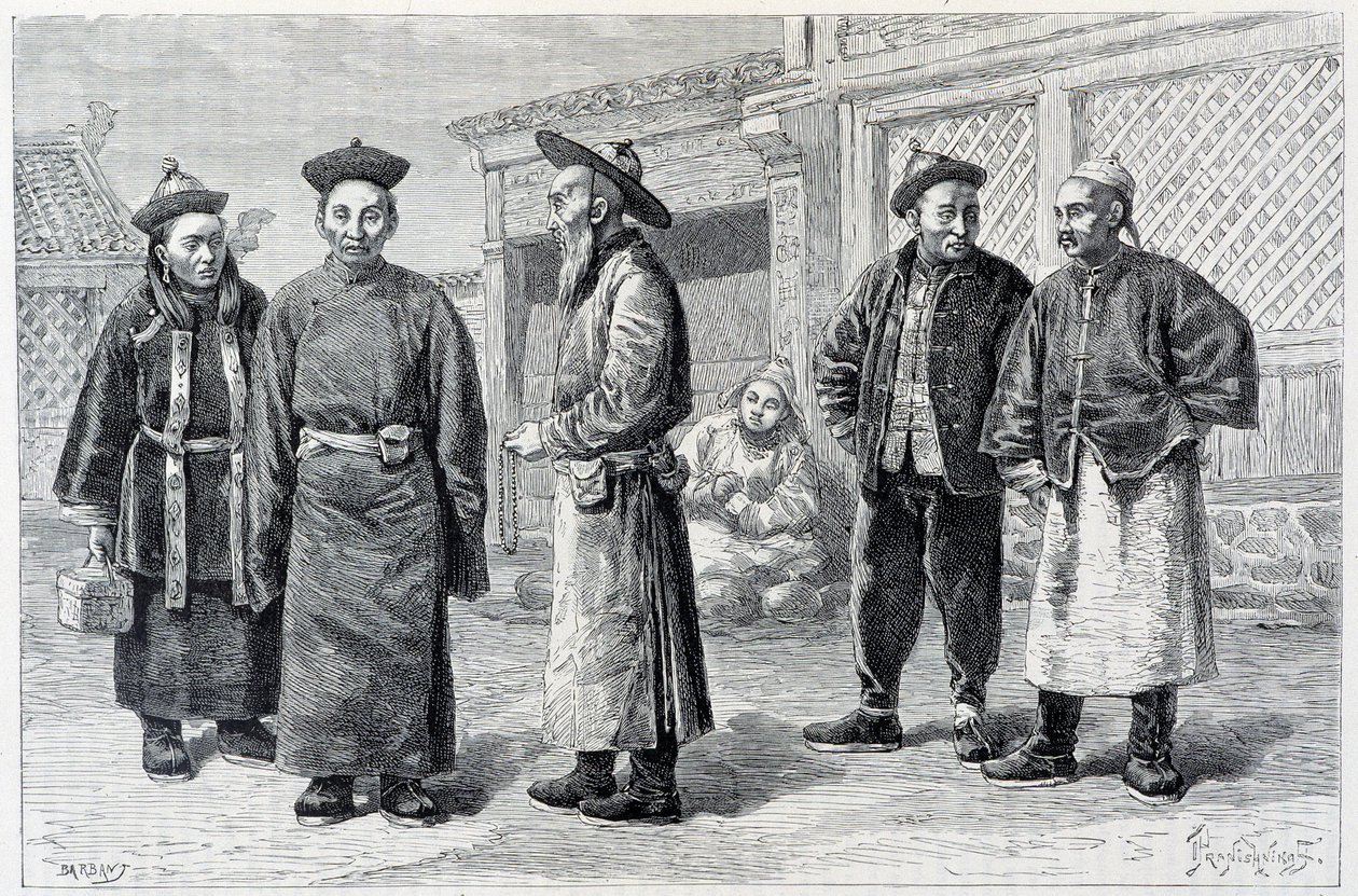 Lamas and Mongolians of Ala-Chan - in 