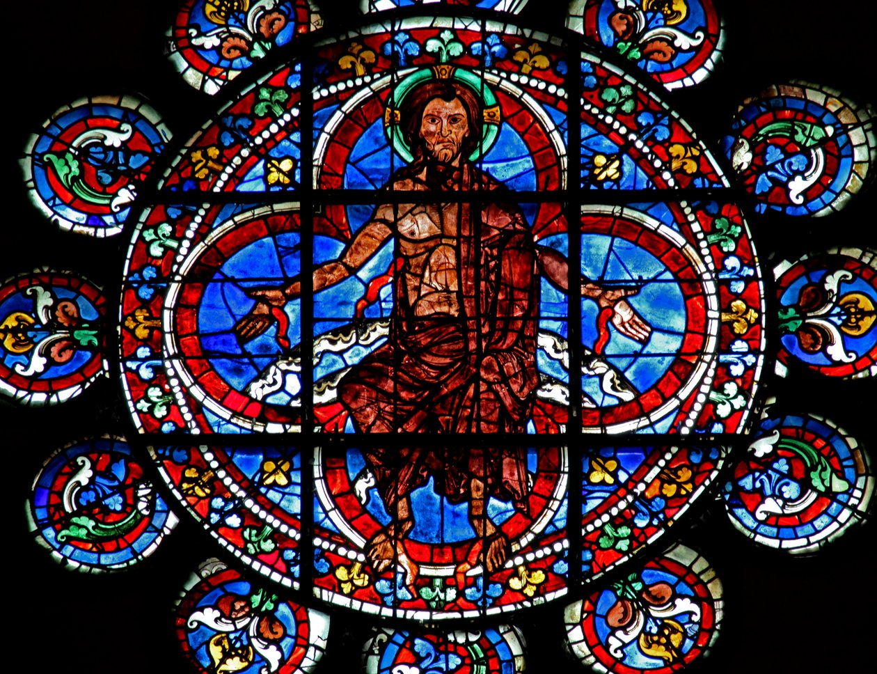 Last Judgement: Christ - Displaying the Wounds of the Crucifixion by French School
