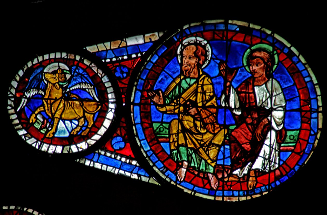 Last Judgement: Two Apostles and St Luke