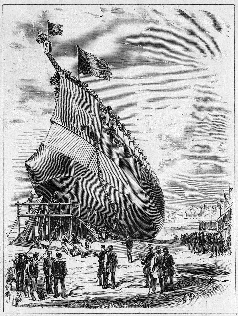 Launch of the armour ship 