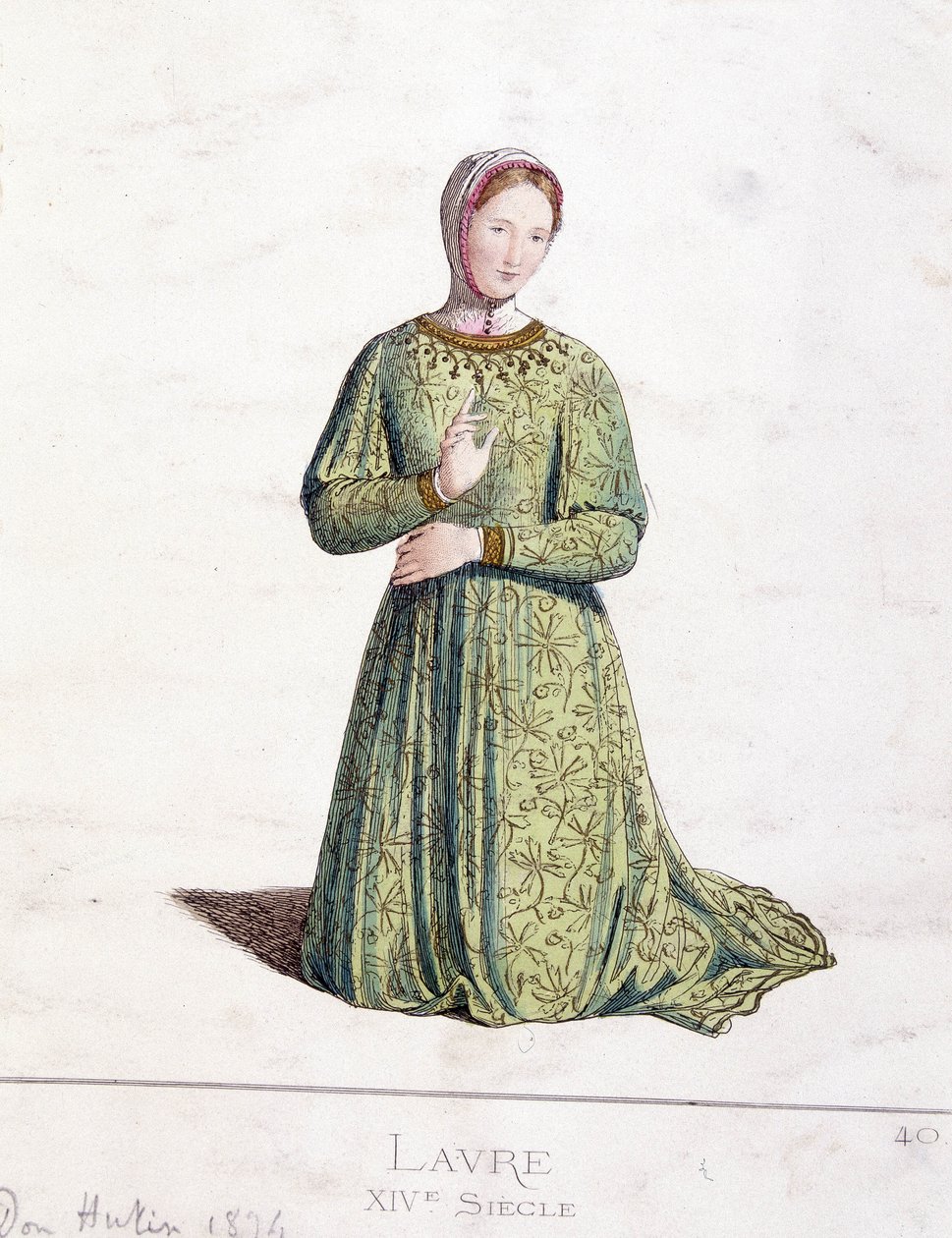 Laure (Laura de Noves) by French School