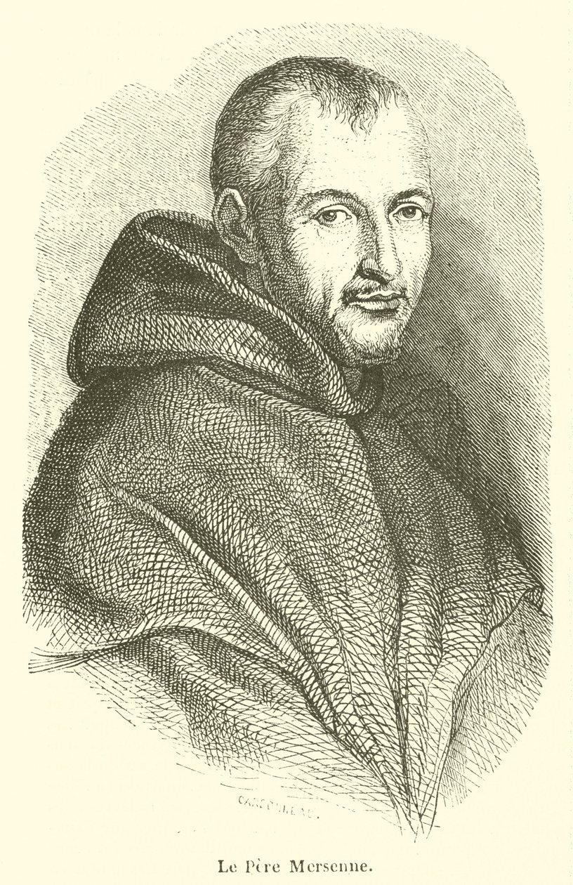 Father Mersenne by French School