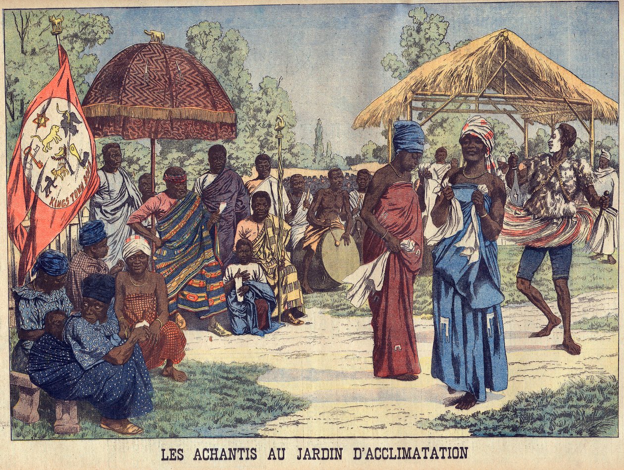 Les Ashantis (Achanti or Asante) du Ghana au jardin d