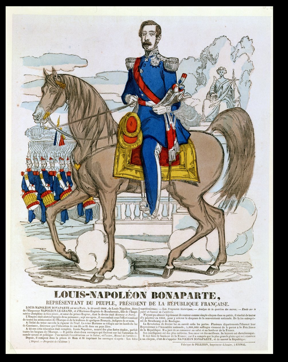 Louis-Napoleon Bonaparte, future Napoleon III, 1849 by French School