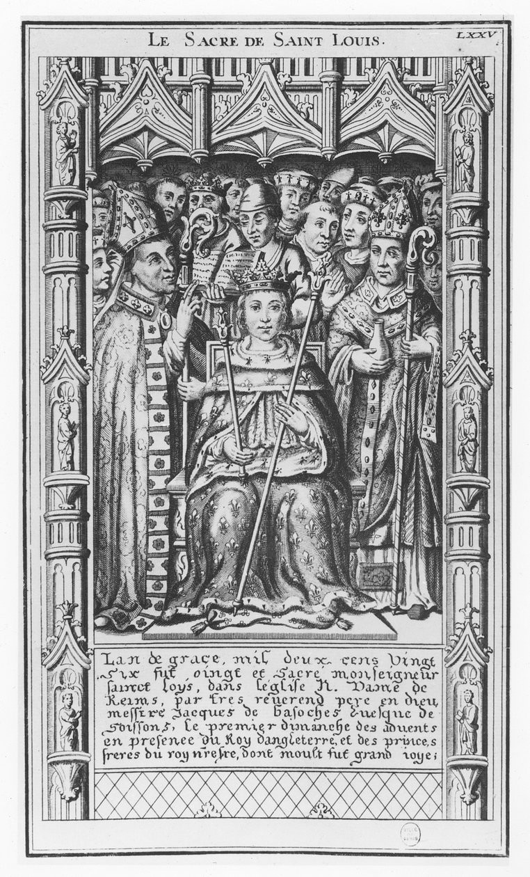 Louis IX of France by French School