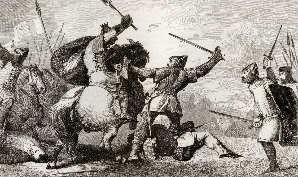 Louis VI the Large Fights the English in the Battle of Brenneville, from 