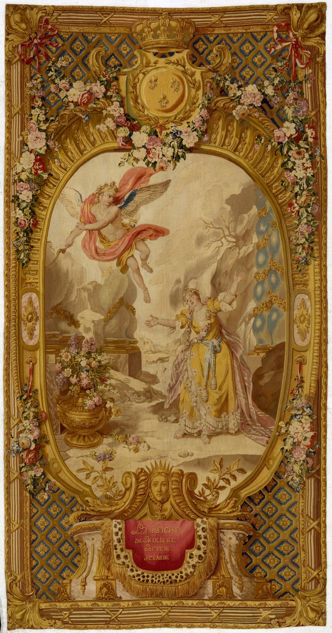 Louis XV Gobelins tapestry from series "Scenes d