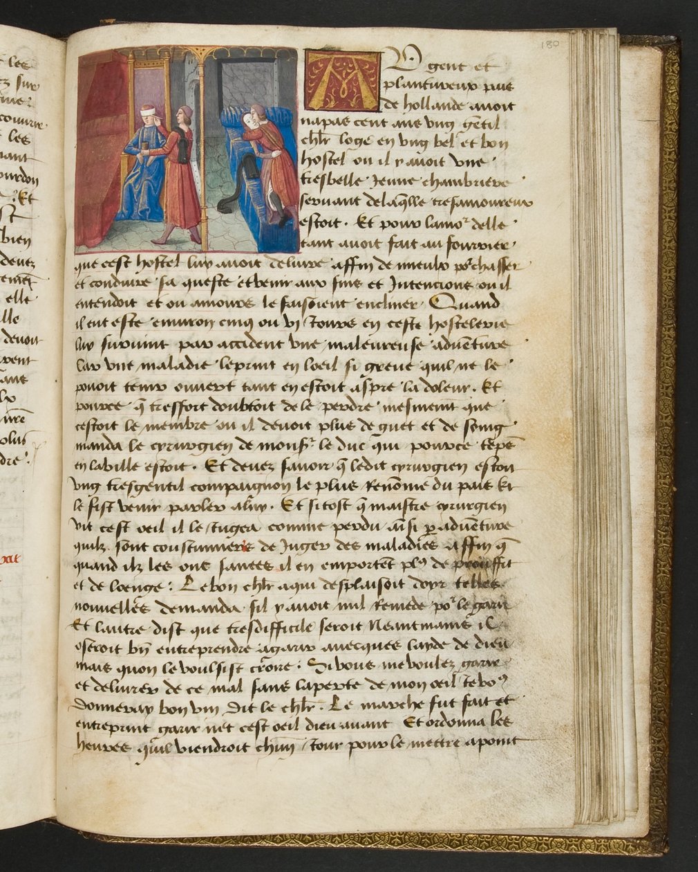 Page from Cent Nouvelles Nouvelles, c.1461-62 by French School