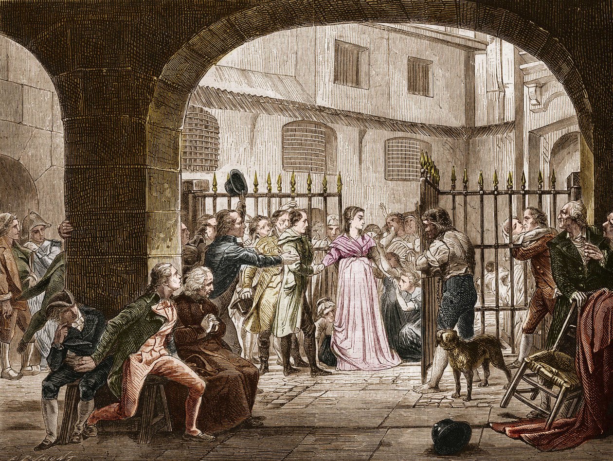 Madame Jeanne Marie Roland de la Platiere, a French politician who went to the Revolutionary Court in 1793. Engraving after Dauban