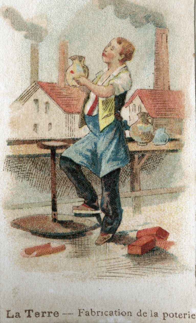 Manufacture of Pottery, Beginning of 20th Century by French School