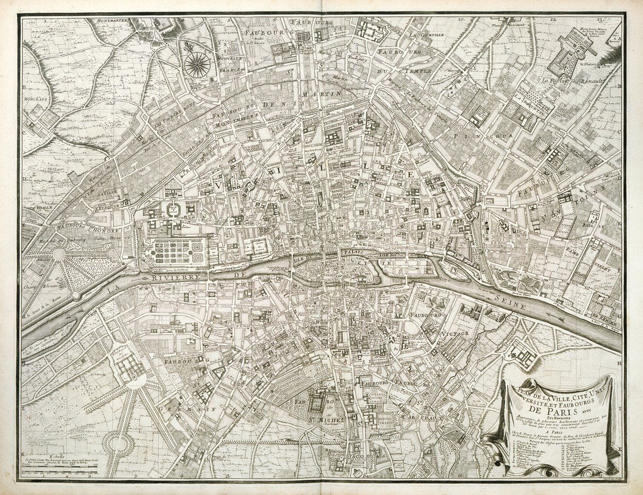 Map of Paris, from L