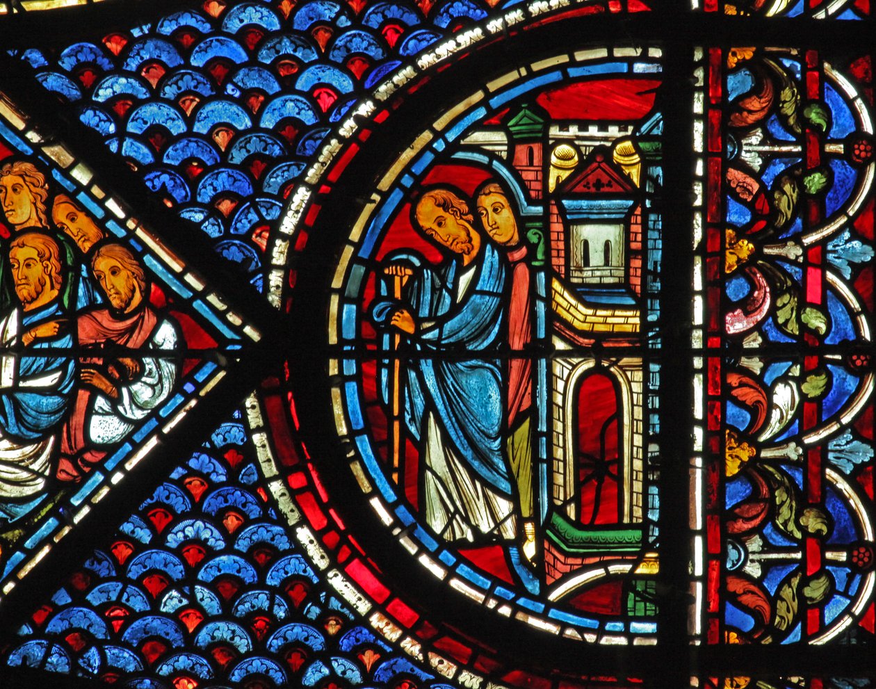 Mary Magdalene Window: Bishop Maximin - Brother of Mary Magdalene by French School