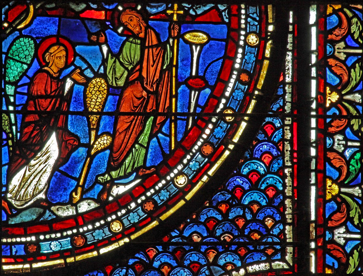 Mary Magdalene Window: The Resurrection - Noli Me Tangere by French School