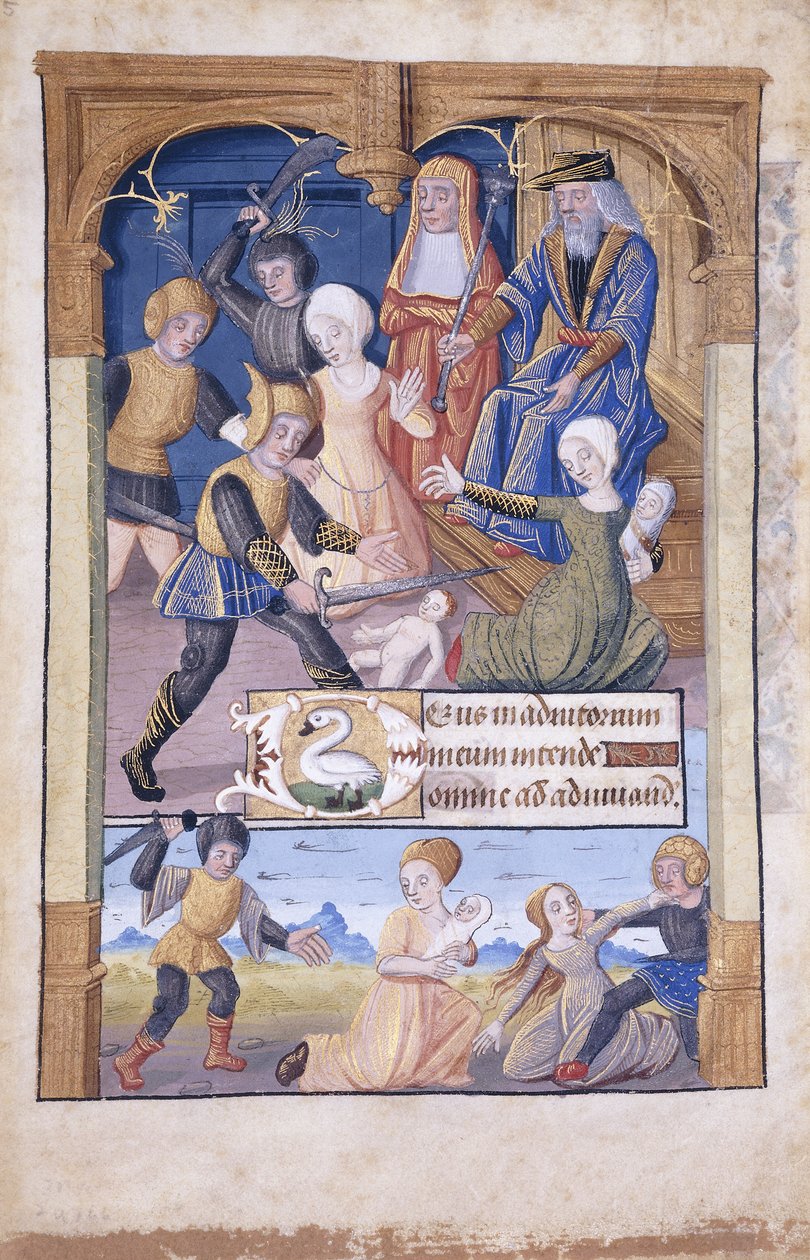 Massacre of the Innocents, miniature by French School