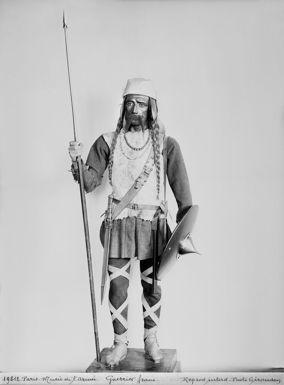 Model of a Frankish warrior by French School