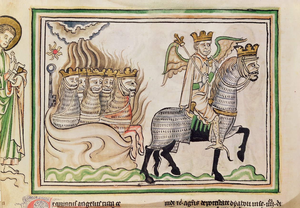 Fall of the Star of Satan by French School