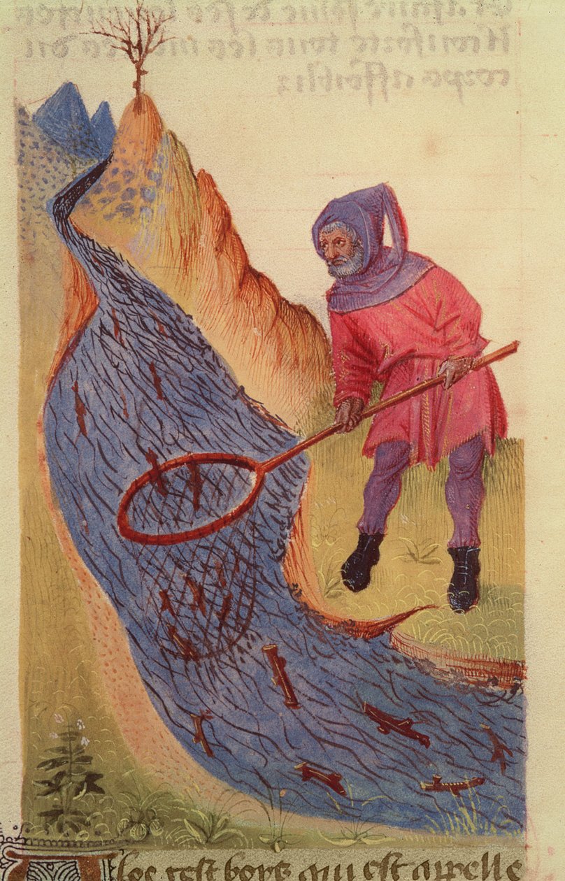 Fisherman, from Grand Herbier by French School
