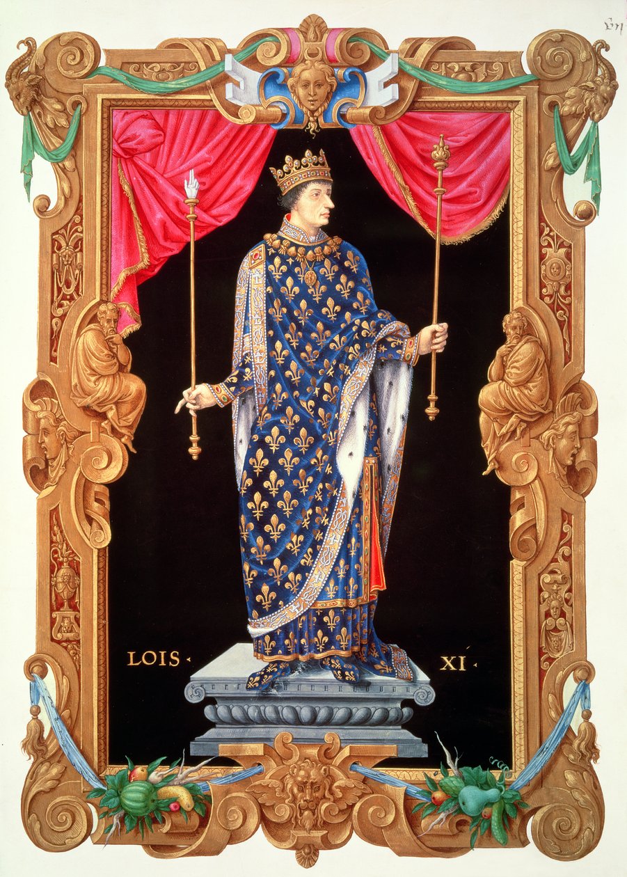 Louis XI (1423-83) by French School
