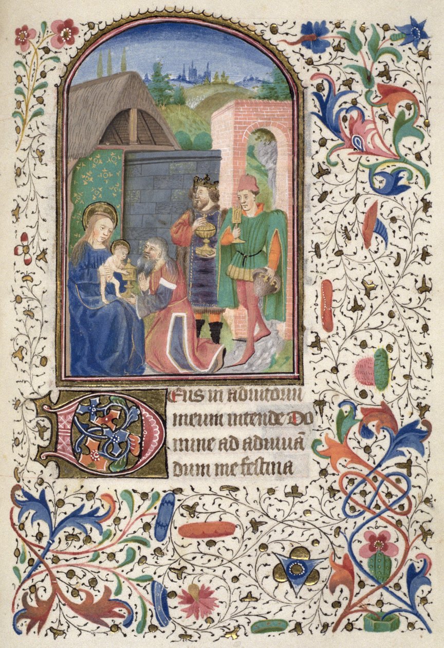 The Wise Men, from the Glasgow Hours by French School