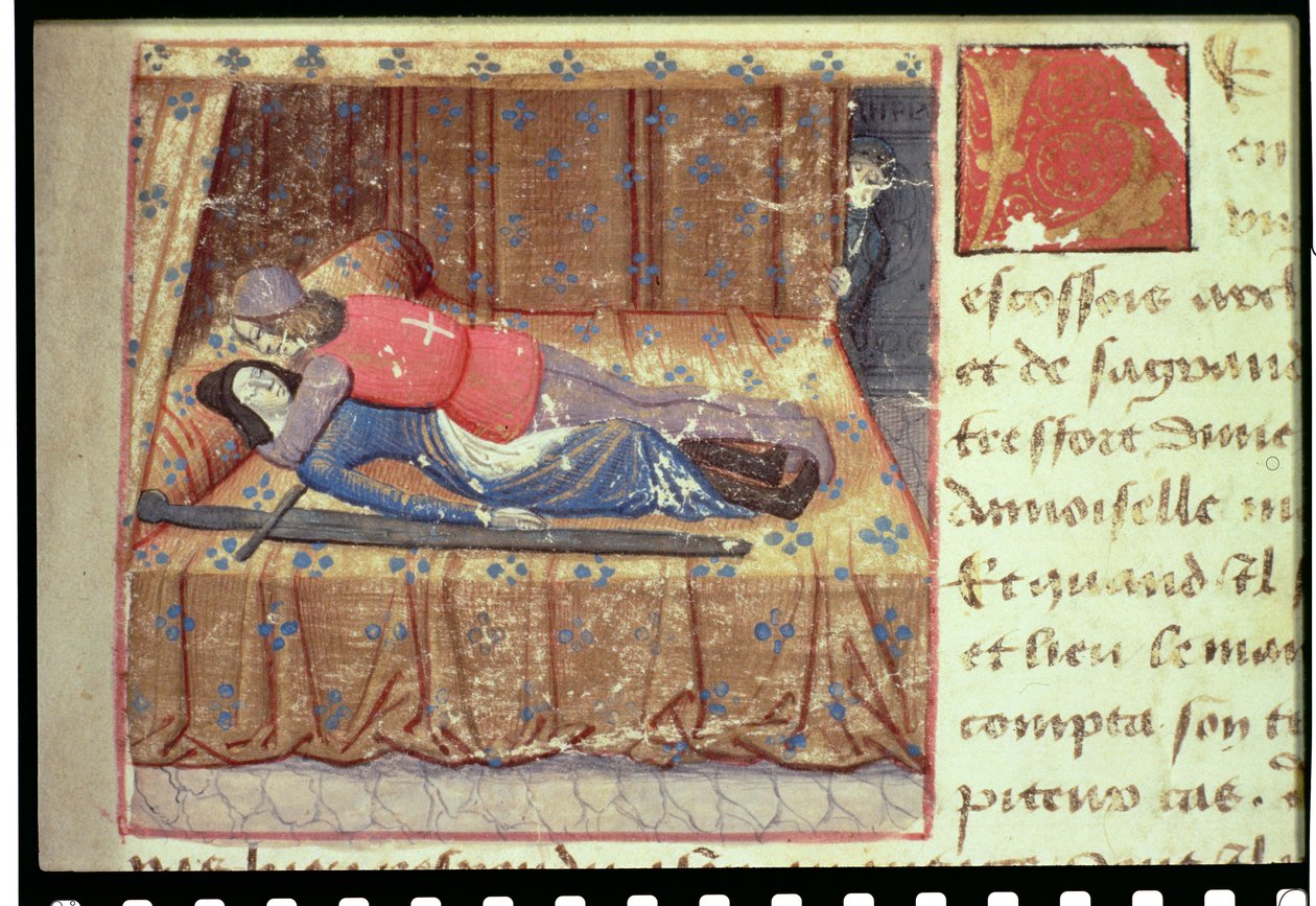 A bed scene, from 