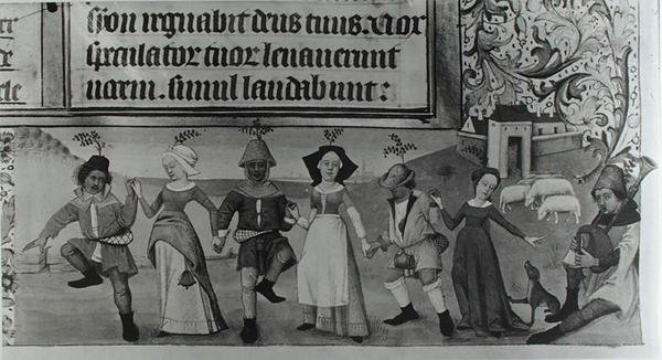 Pastoral Dance, from the Hours of Charles d