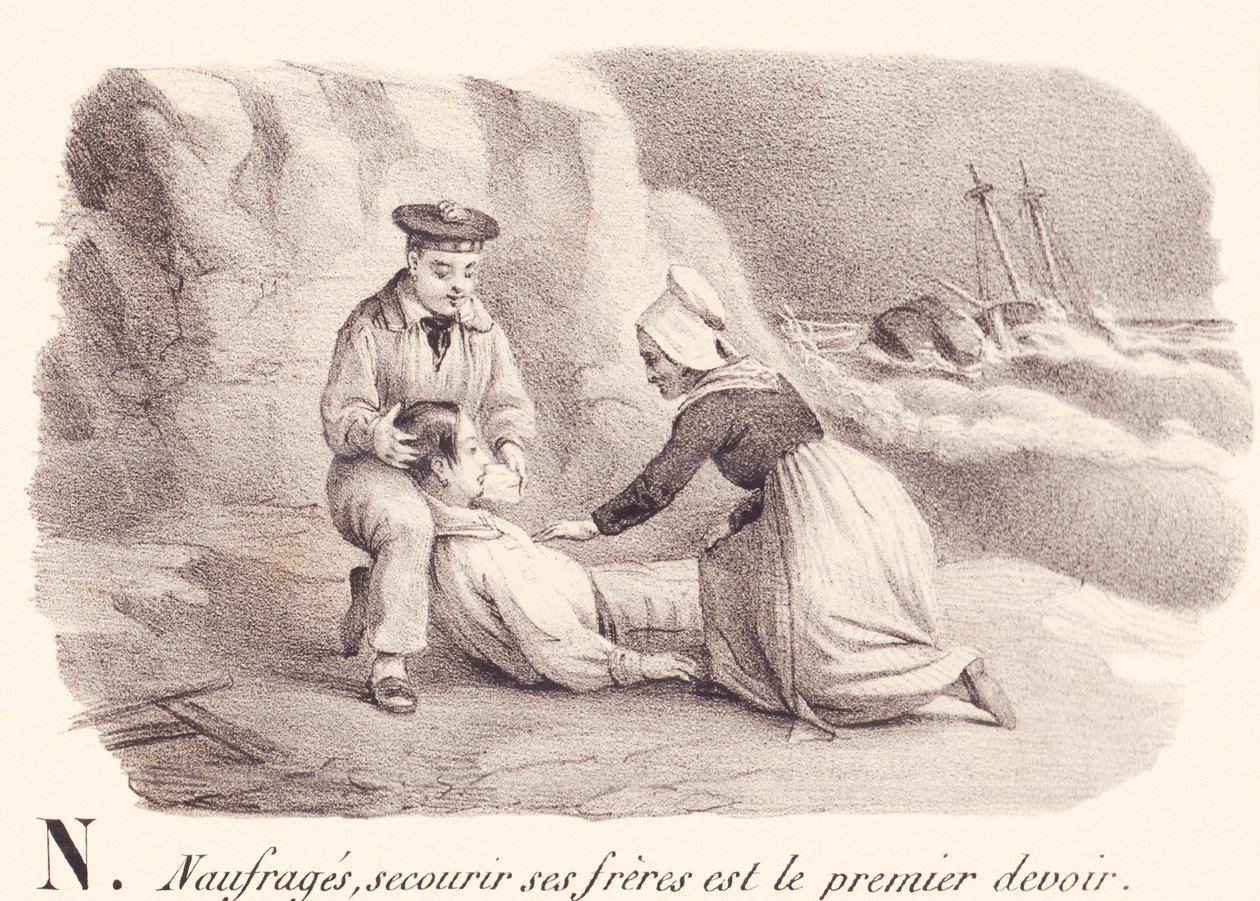 N: Shipwrecks, rescuing your brothers is the first duty by French School