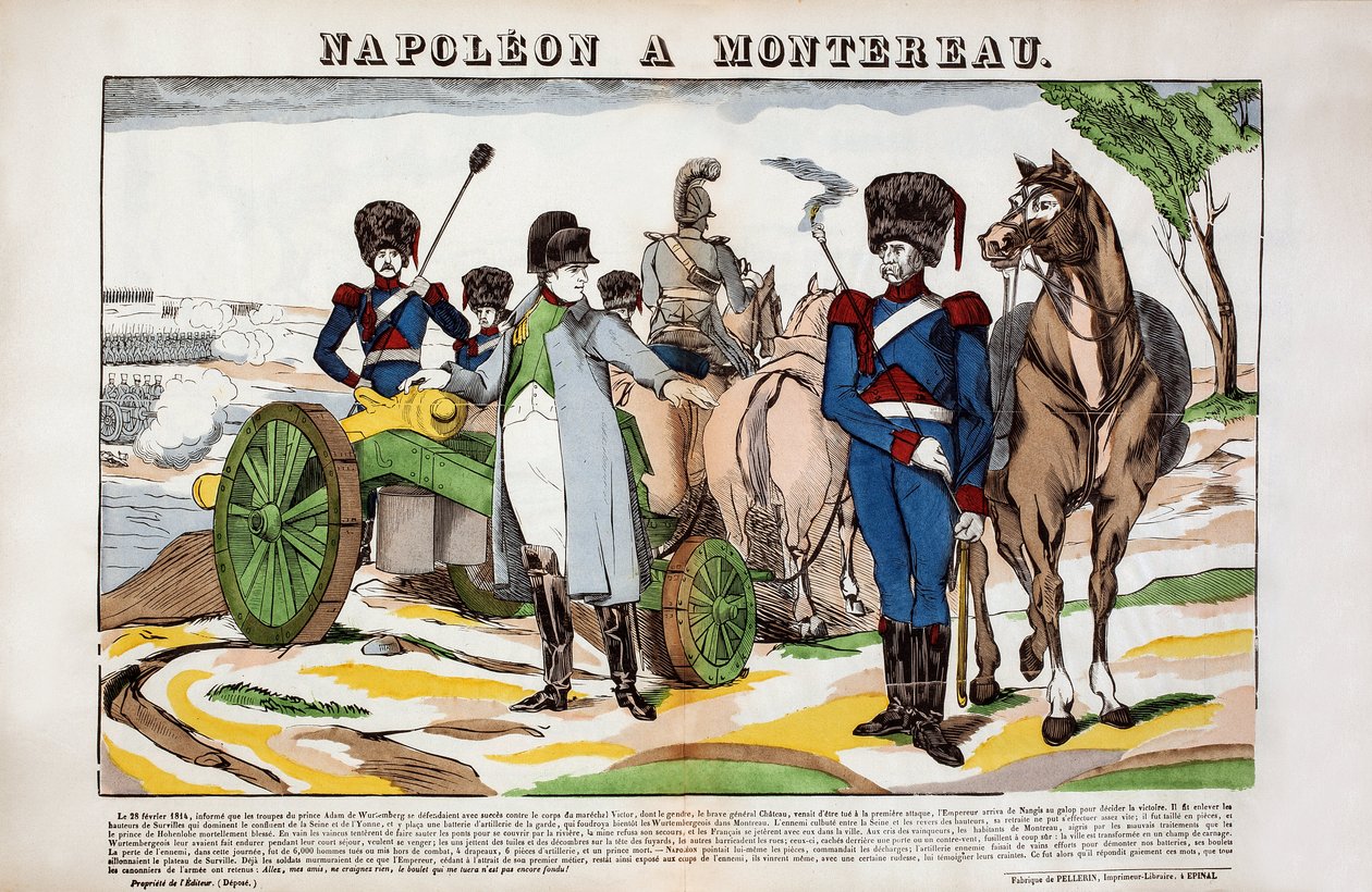 Napoleon at Montereau February 28 by French School