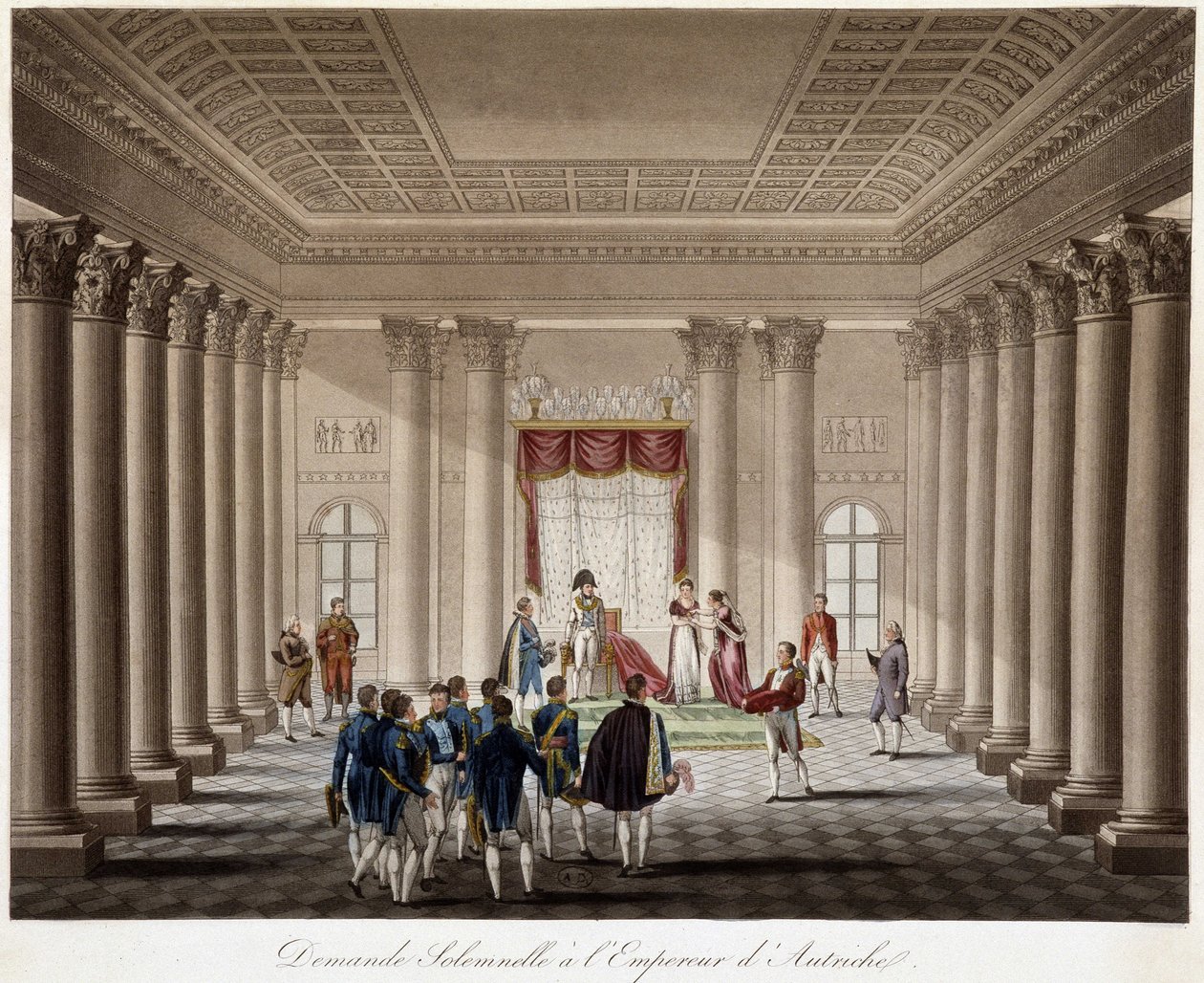 Napoleon asks Marie Louise in marriage to the Emperor of Austria - in 