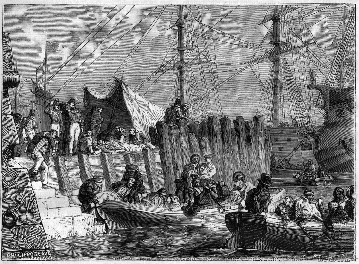 Napoleonic Wars - The English army leaves Walcheren Island 1809 - in 