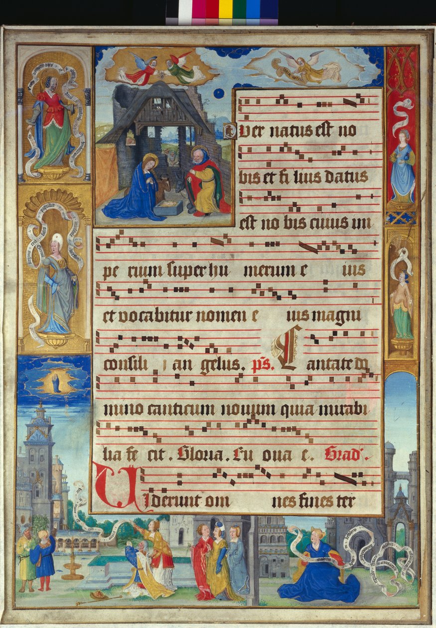 Nativity with Emperor August and a Sibyl by French School