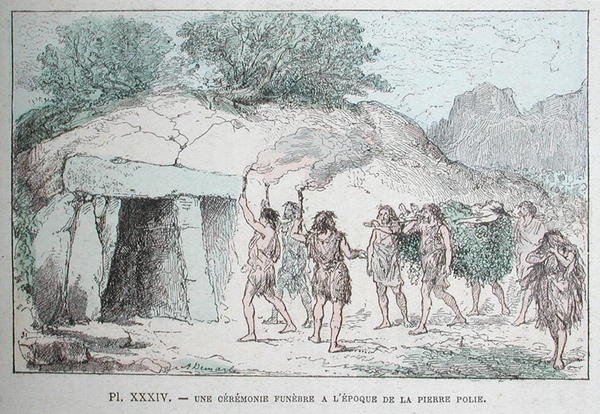 Neolithic Funeral Rite, illustration from 