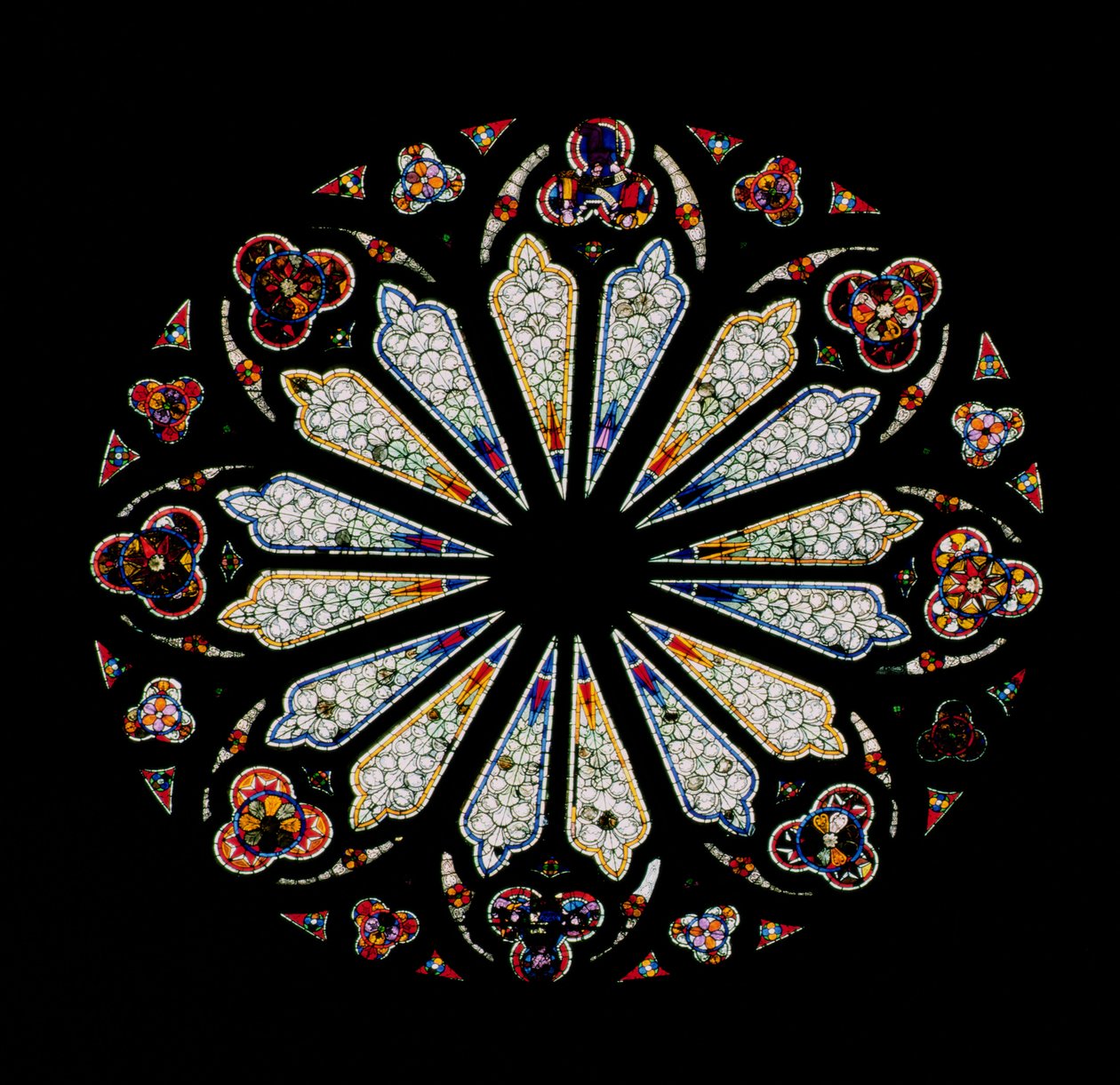 North Rose, c.1200 by French School