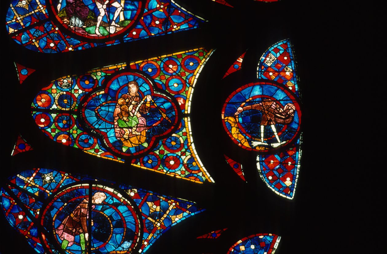 North Rose Window by French School