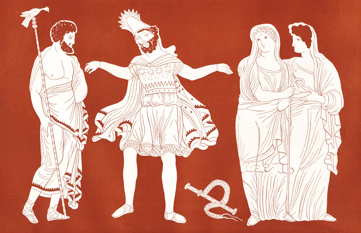 Oedipus with Tiresias, from 