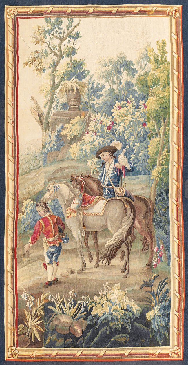 One of a Pair of Louis XVI Pastoral Tapestries, Aubusson by French School