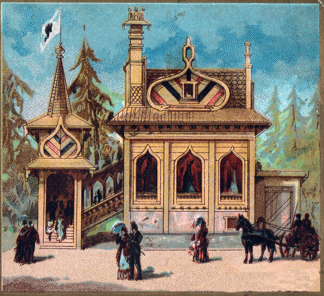 Paris. Universal Exhibition of 1889: Russian Residence by French School