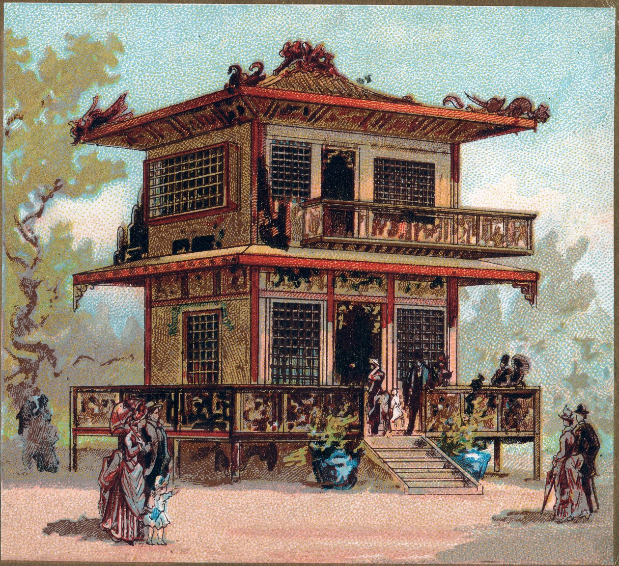 Paris. Universal Exhibition of 1889: The Japan Pavilion by French School